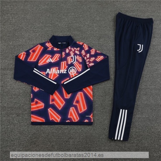 Nuevo Conjunto Completo Sudadera Entrenamiento Juventus 23/24 Rosa Azul Marino Baratas